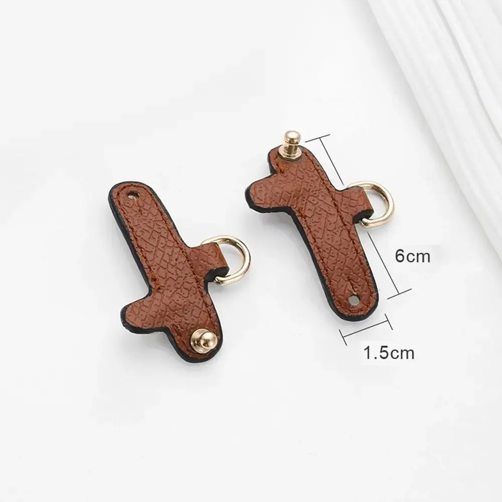 Taschenschnalle Leder Echt für Schultergurt Modifikation Taschen