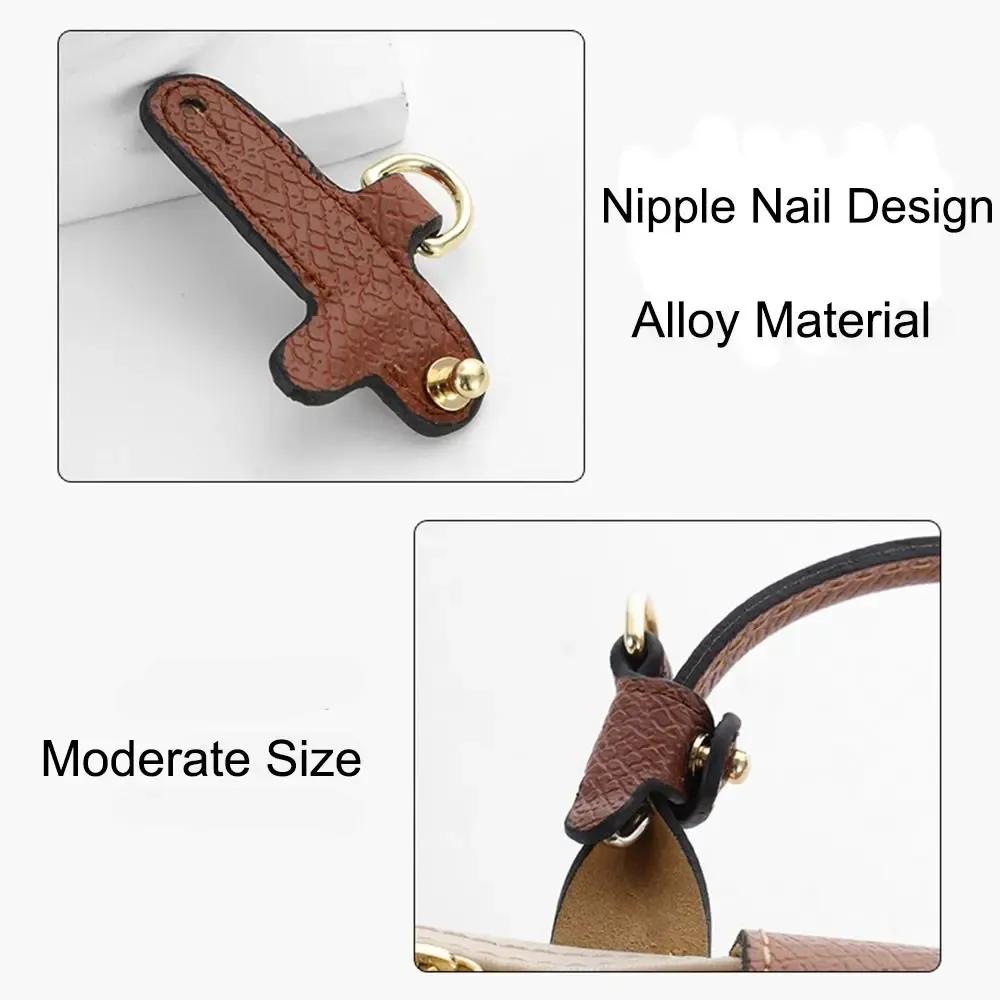 Taschenschnalle Leder Echt für Schultergurt Modifikation Taschen