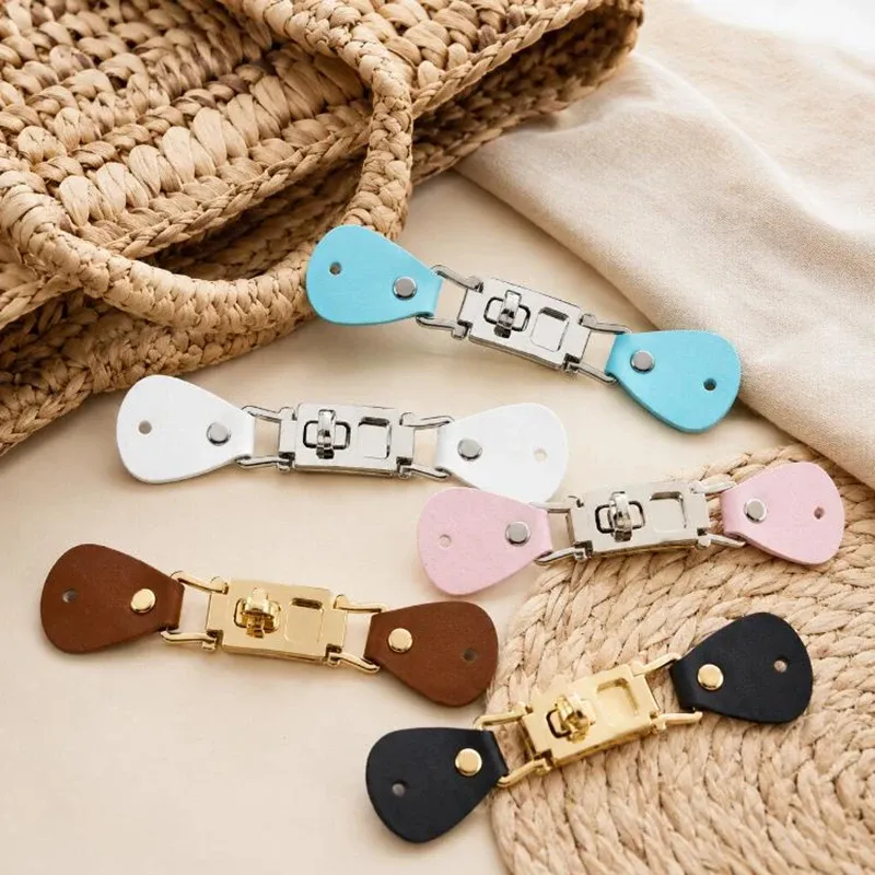 Taschenverschluss Leder PU 1 bis 5 Stück für Handtaschen Mäntel Nähzubehör