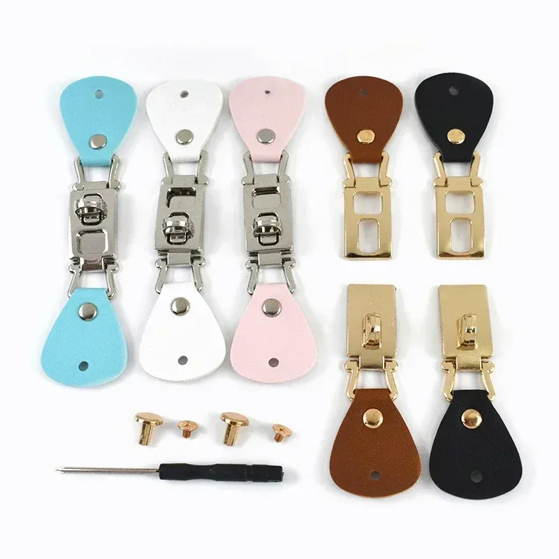 Taschenverschluss Leder PU 1 bis 5 Stück für Handtaschen Mäntel Nähzubehör