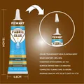 Textilkleber transparent waschbar für Leder und Baumwolle – 4