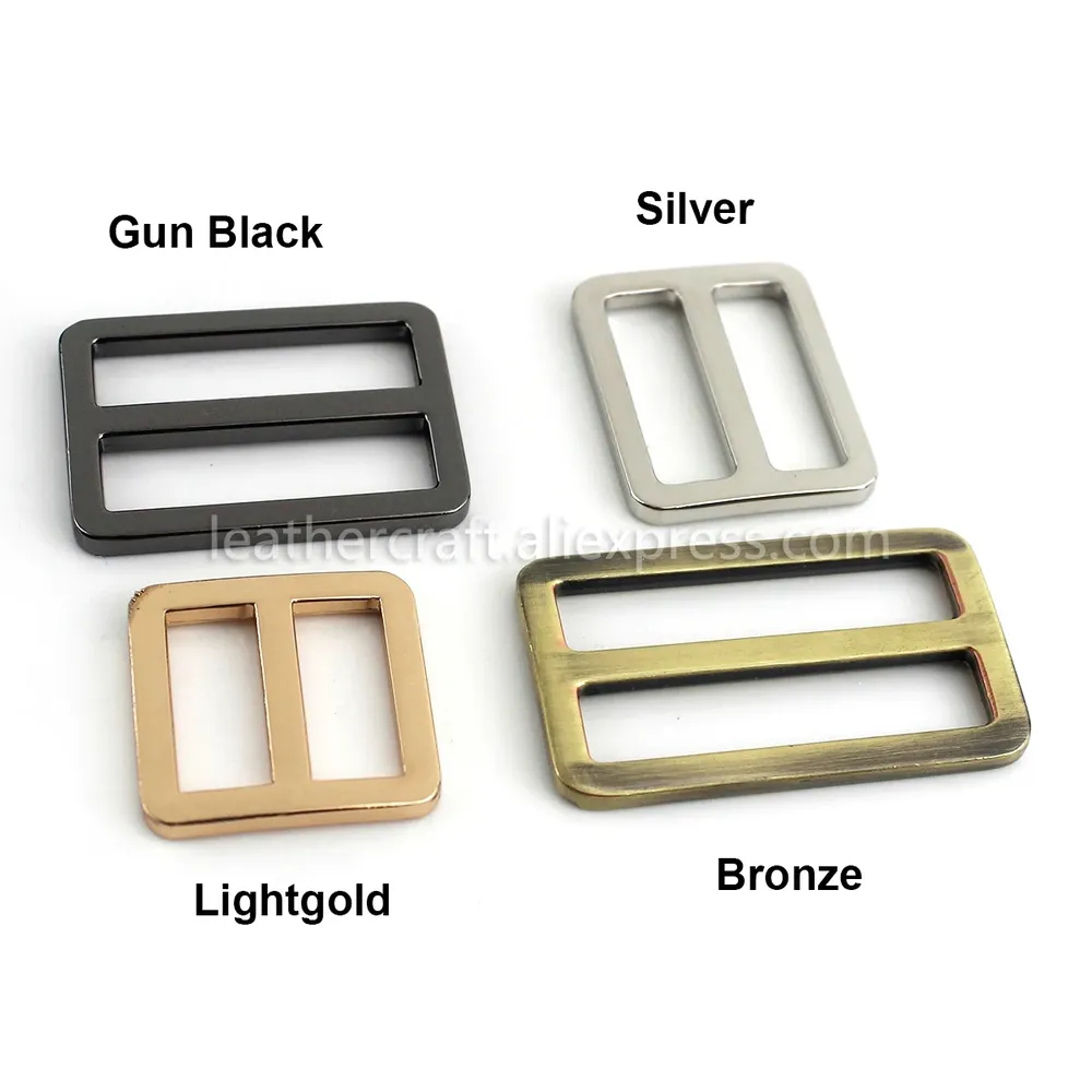 Tri-Glide Schnalle Metall 1 Stück für Leder Basteltasche Gurtband Gepäck