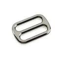 Tri Glide Schnalle Metall 1 Stück für Leder Tasche Gürtel Gurtband 25 bis 38 mm – Farbe Silber