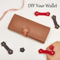 Vintage Leder Taschen Schnallen zum Aufnähen 5 Stück für Handtaschen – 6