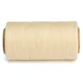 Wachsfaden Leder 240 Meter für Handnähen DIY Handwerk 1 mm – Farbe Beige
