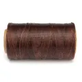 Wachsfaden Leder 240 Meter für Handnähen DIY Handwerk 1 mm – Farbe Coffe