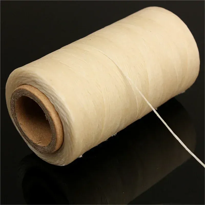 Wachsfaden Leder 240 Meter für Handnähen DIY Handwerk 1 mm