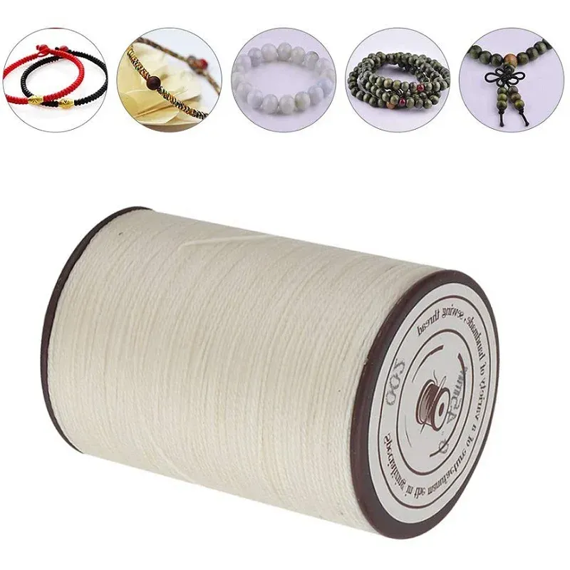 Wachsfaden Leder rund 0,35 bis 0,65 mm