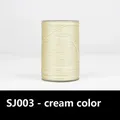 Wachsfaden Leder rund 0,35 bis 0,65 mm – Farbe SJ003 - cremefarben