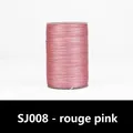 Wachsfaden Leder rund 0,35 bis 0,65 mm – Farbe SJ008 - Rouge Pink