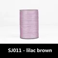 Wachsfaden Leder rund 0,35 bis 0,65 mm – Farbe SJ011 - lila-braun