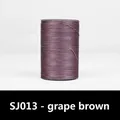 Wachsfaden Leder rund 0,35 bis 0,65 mm – Farbe SJ013 - Traubenbraun