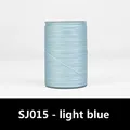 Wachsfaden Leder rund 0,35 bis 0,65 mm – Farbe SJ015 - Hellblau