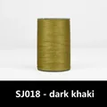 Wachsfaden Leder rund 0,35 bis 0,65 mm – Farbe SJ018 - dunkles Khaki