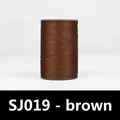 Wachsfaden Leder rund 0,35 bis 0,65 mm – Farbe SJ019 - braun