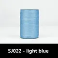 Wachsfaden Leder rund 0,35 bis 0,65 mm – Farbe SJ022 - Hellblau