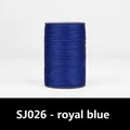Wachsfaden Leder rund 0,35 bis 0,65 mm – Farbe SJ026 - Königsblau