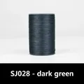 Wachsfaden Leder rund 0,35 bis 0,65 mm – Farbe SJ028 - dunkelgrün