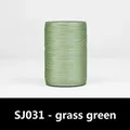 Wachsfaden Leder rund 0,35 bis 0,65 mm – Farbe SJ031 - Grasgrün