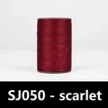 Wachsfaden Leder rund 0,35 bis 0,65 mm – Farbe SJ050 - Scharlachrot