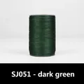 Wachsfaden Leder rund 0,35 bis 0,65 mm – Farbe SJ051 - dunkelgrün