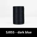 Wachsfaden Leder rund 0,35 bis 0,65 mm – Farbe SJ055 - dunkelblau