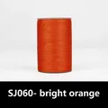 Wachsfaden Leder rund 0,35 bis 0,65 mm – Farbe SJ060- leuchtendes Orange