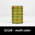 Wachsfaden Leder rund 0,35 bis 0,65 mm – Farbe SJ128 - mehrfarbig