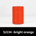 Wachsfaden Leder rund 0,35 bis 0,65 mm – Farbe SJ134 - leuchtendes Orange
