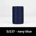 Wachsfaden Leder rund 0,35 bis 0,65 mm – Farbe SJ137 - Marineblau