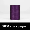 Wachsfaden Leder rund 0,35 bis 0,65 mm – Farbe SJ139 - Dunkelviolett