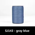 Wachsfaden Leder rund 0,35 bis 0,65 mm – Farbe SJ143 - graublau