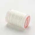 Wachsgarn Leder 0,4 bis 0,6 mm für Handnähen DIY Kleidung Handarbeiten – Farbe 1-White
