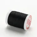 Wachsgarn Leder 0,4 bis 0,6 mm für Handnähen DIY Kleidung Handarbeiten – Farbe 7-Black