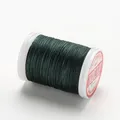 Wachsgarn Leder 0,4 bis 0,6 mm für Handnähen DIY Kleidung Handarbeiten – Farbe 17-Dark Green