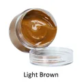 Weiße Lederfarbe 30 ml zur Reparatur und Restaurierung – Farbe Hellbraun