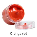 Weiße Lederfarbe 30 ml zur Reparatur und Restaurierung – Farbe Orange-Rot