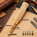 Werkzeugset für Lederhandwerk 18 Teile mit Tasche – 4