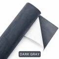 Wildleder Patch selbstklebend elastisch für Auto Armaturenbrett 10 bis 50 cm – Farbe Dunkelgrau