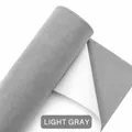 Wildleder Patch selbstklebend elastisch für Auto Armaturenbrett 10 bis 50 cm – Farbe Light Grey