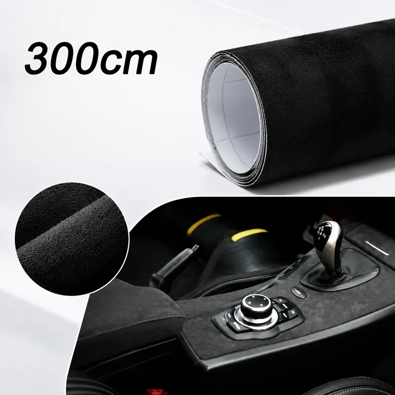 Wildleder Patch selbstklebend elastisch für Auto Armaturenbrett 10 bis 50 cm