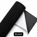 Wildleder Patch selbstklebend elastisch für Auto Armaturenbrett 10 bis 50 cm – Farbe schwarz